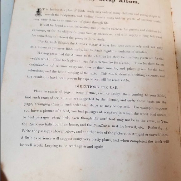 Antique 1880 The Sunday Scrap Album - Picture 5 of 16